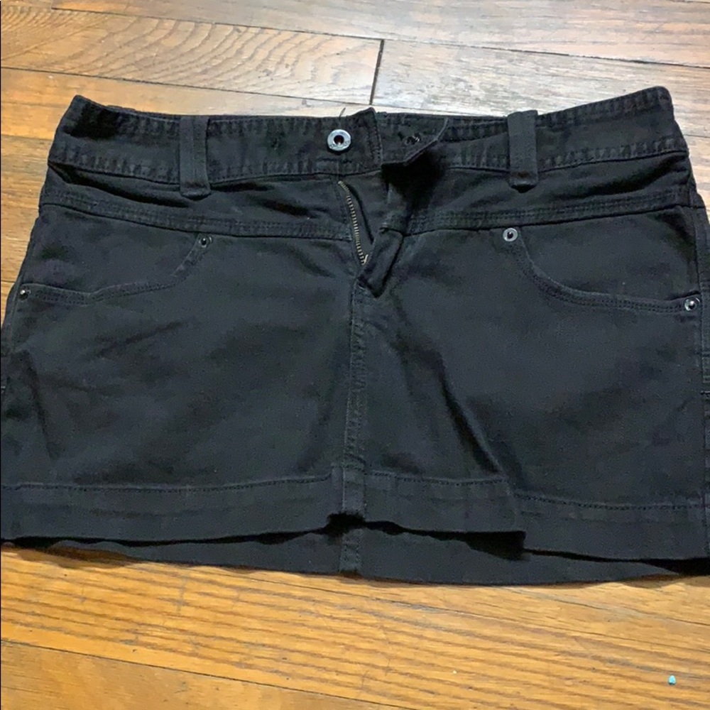 Used Black EXPRESS jean shorts